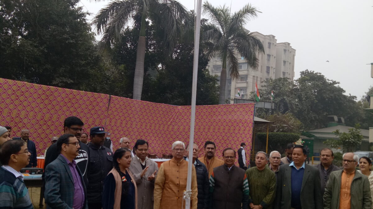 Republic Day Celebrated at Saket Dham