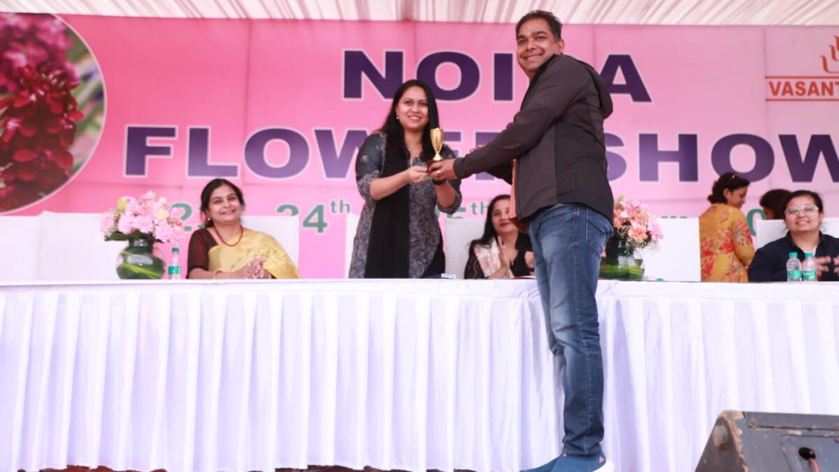 Bibek Kumar Wins at the Noida Flower Show