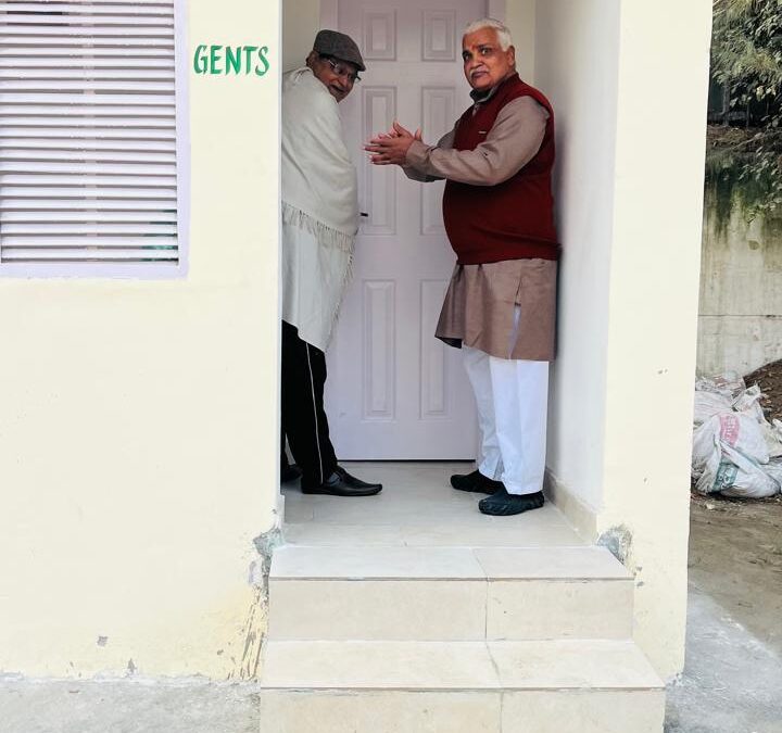 Inauguration of Toilet Facility at the Sports Field