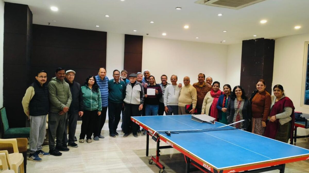 Senior Citizens Forum, Prateek Wisteria Hosts Successful Indoor Games Tournament